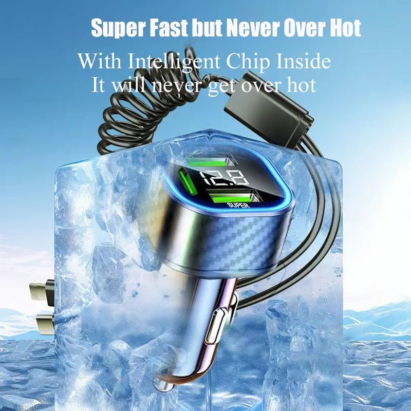 Chargeur allume - cigare spiral 5 - 1 - Fallaitipenser auto accessoires