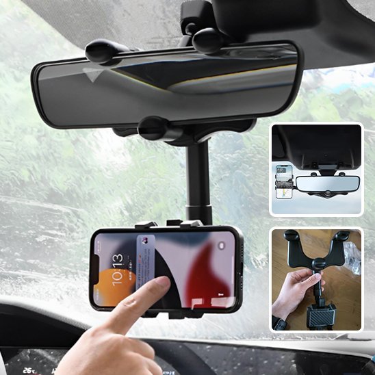 Support telephone voiture | Miroir - Fallaitipenser auto accessoires