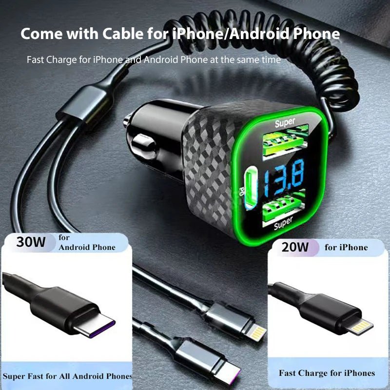 Chargeur allume - cigare spiral 5 - 1 - Fallaitipenser auto accessoires