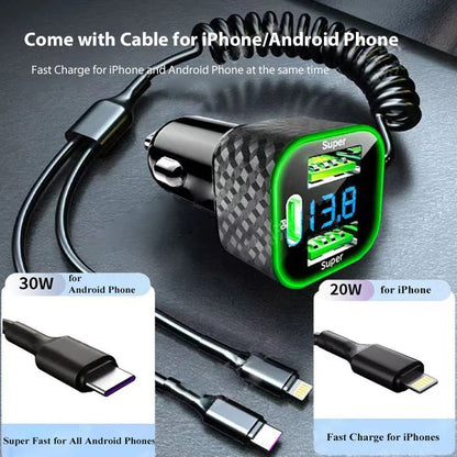 Chargeur allume - cigare spiral 5 - 1 - Fallaitipenser auto accessoires