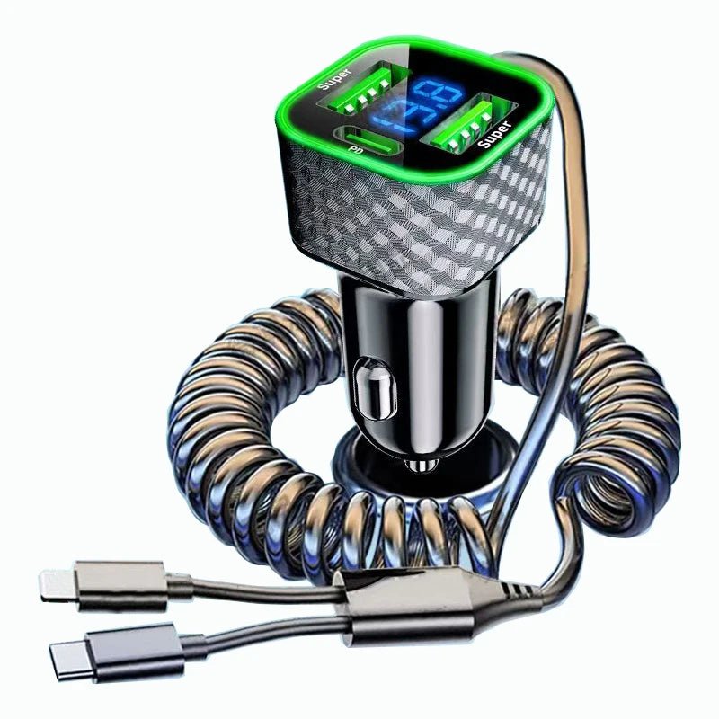 Chargeur allume - cigare spiral 5 - 1 - Fallaitipenser auto accessoires