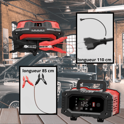 chargeur pour batterie voiture prise europenne
