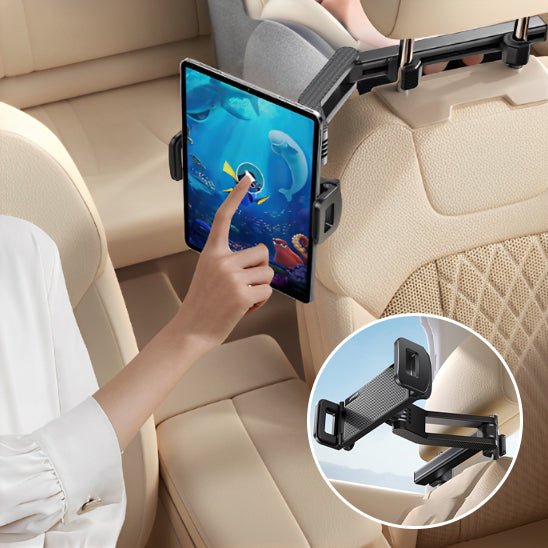 SUPPORT TABLETTE VOITURE/appuis tête extensible - Fallaitipenser auto accessoires