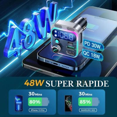 transmetteur Bluetooth 5.0 - offre en cour - stock limité (76 pack encore disponible) - Fallaitipenser auto accessoires